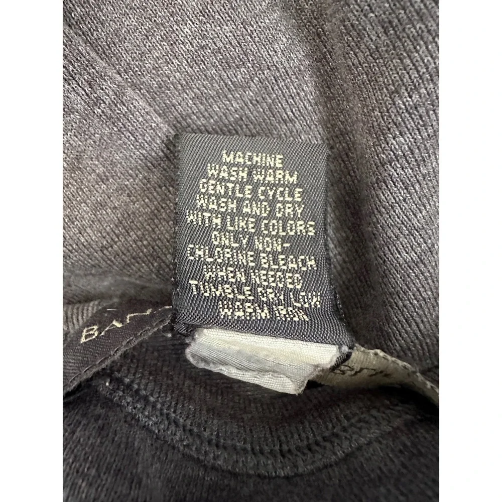 Banana Republic Vintage Mens Long Sleeve Cotton Tee Shirt Size S Grey Casual